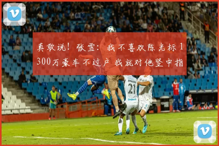 真敢说！张雪：我不喜欢陈光标 1300万豪车不过户 我就对他竖中指