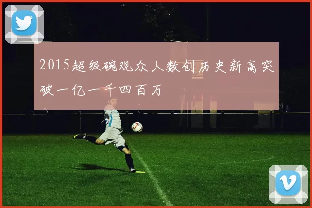 2015超级碗观众人数创历史新高突破一亿一千四百万